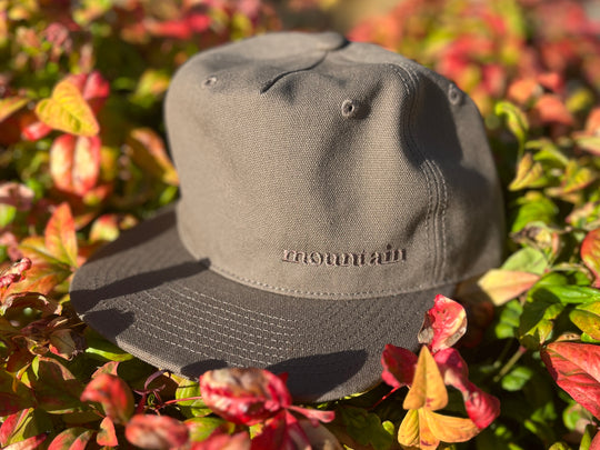 Canvas Flat Cap - Mountain