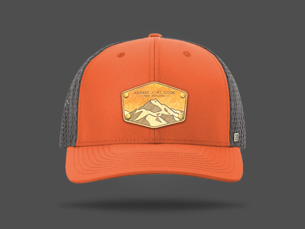 Blaze Trucker Cap - Orange / Grey