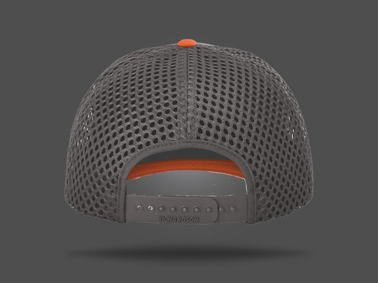 Blaze Trucker Cap - Orange / Grey