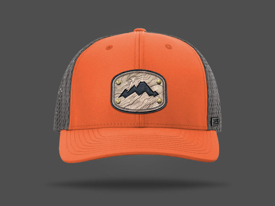 Blaze Trucker Cap - Orange / Grey