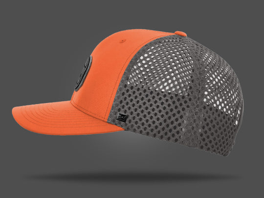 Blaze Trucker Cap - Orange / Grey