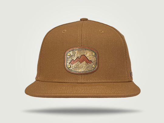Canvas Snapback Cap - Mountain