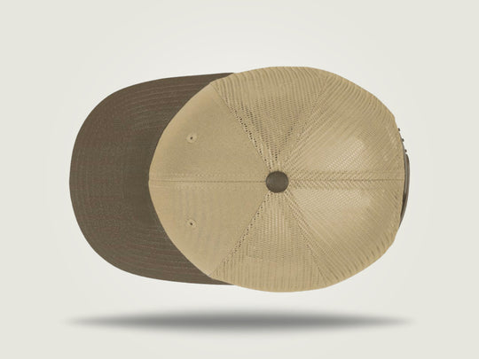 MidPro Trucker Cap - Khaki / Walnut
