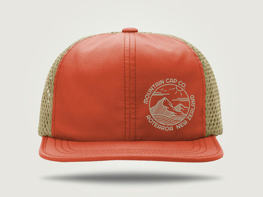 Rogue Trucker Cap - Orange/Khaki