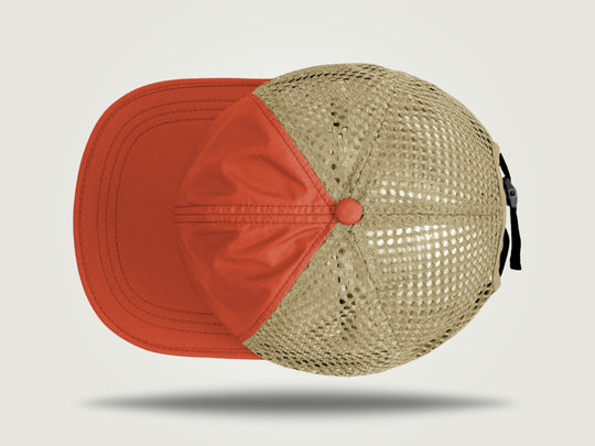 Rogue Trucker Cap - Orange/Khaki