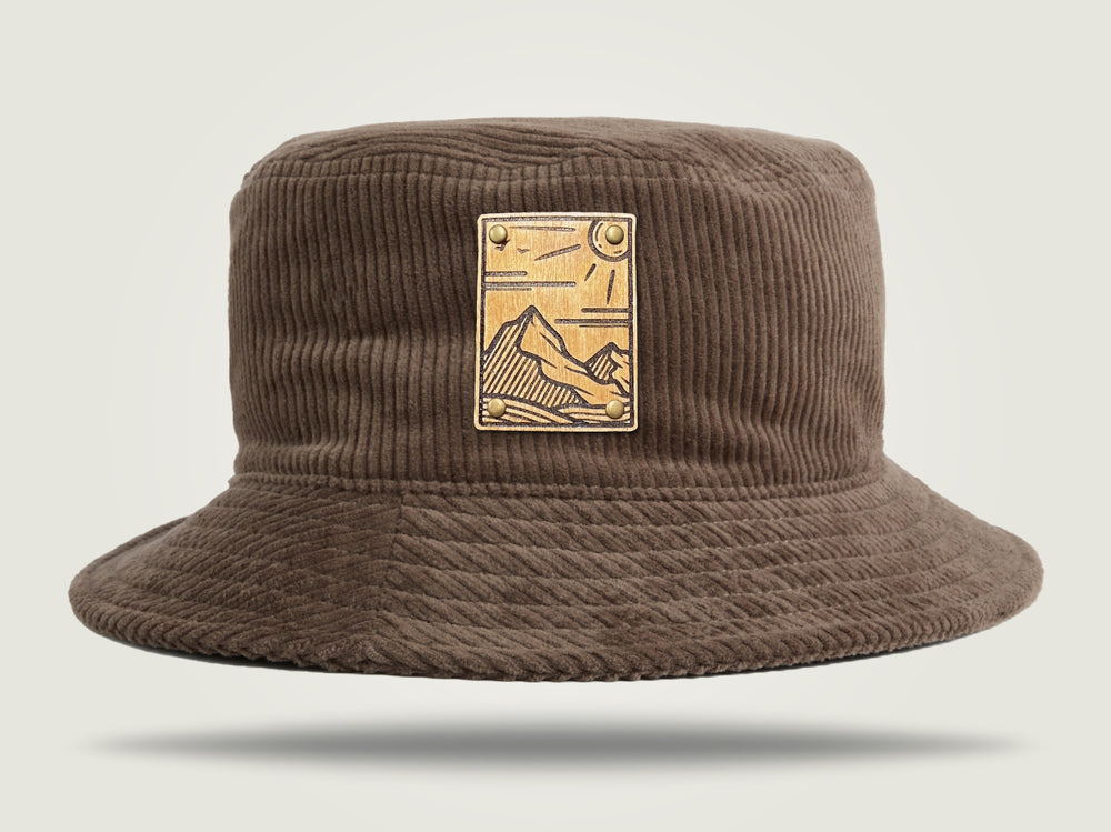 Cord Bucket Hat - Walnut