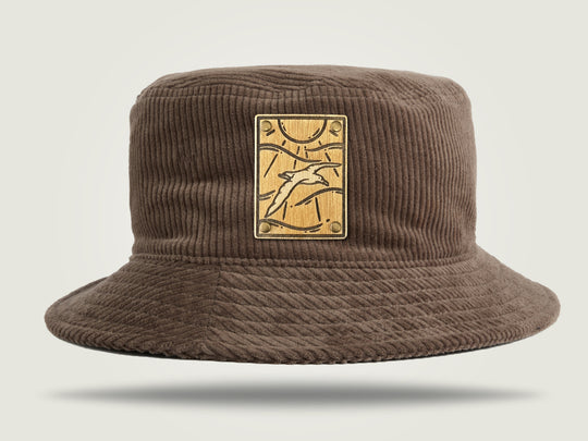 Cord Bucket Hat - Walnut