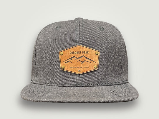 Snapback Cap Charcoal - Coronet Peak