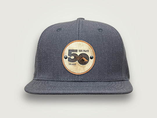 Flat 6 Snapback Cap - Mt Hutt 50th