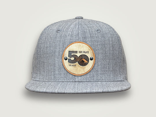 Flat 6 Snapback Cap - Mt Hutt 50th