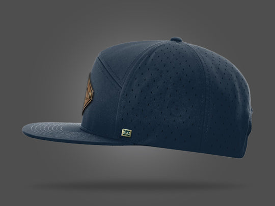 ICON 7 Flat Brim Cap - Navy