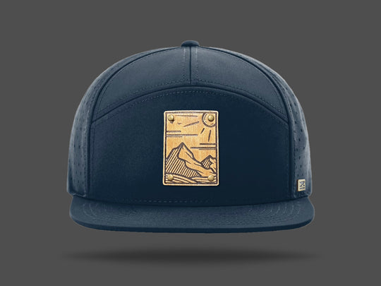 ICON 7 Flat Brim Cap - Navy