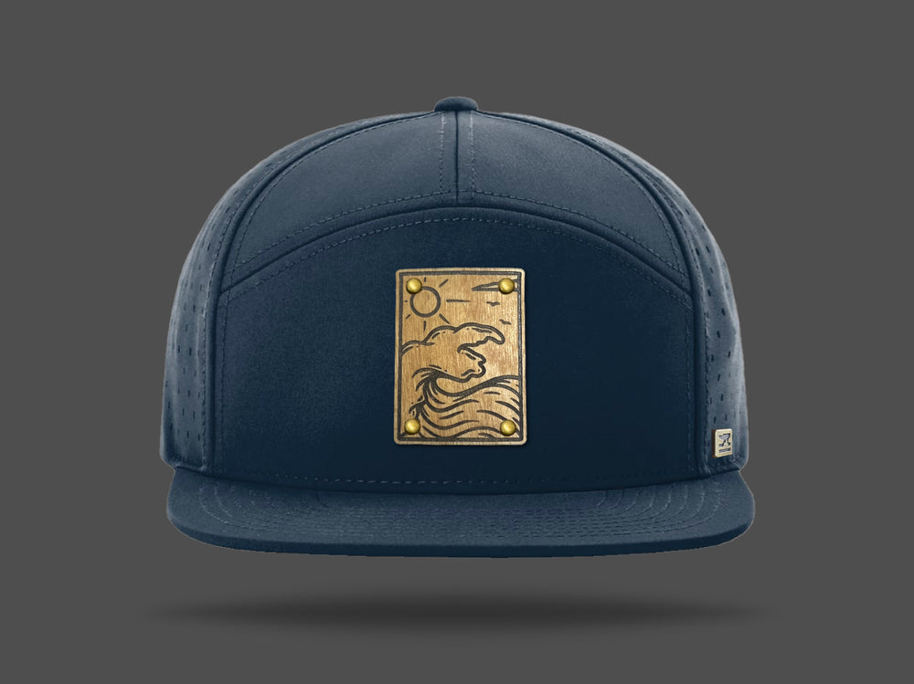 ICON 7 Flat Brim Cap - Navy