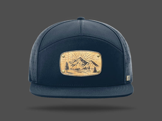 ICON 7 Flat Brim Cap - Navy