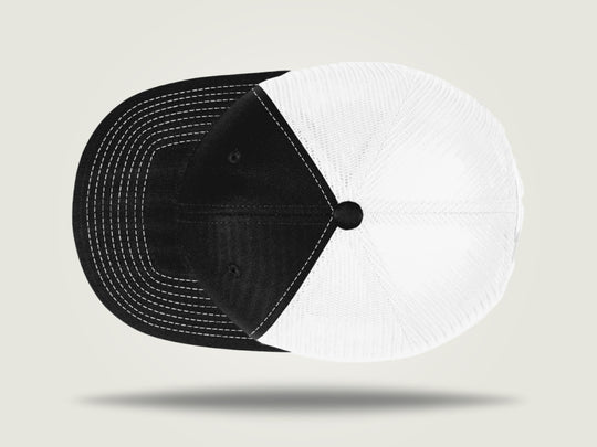 XL Trucker Cap - Black/White