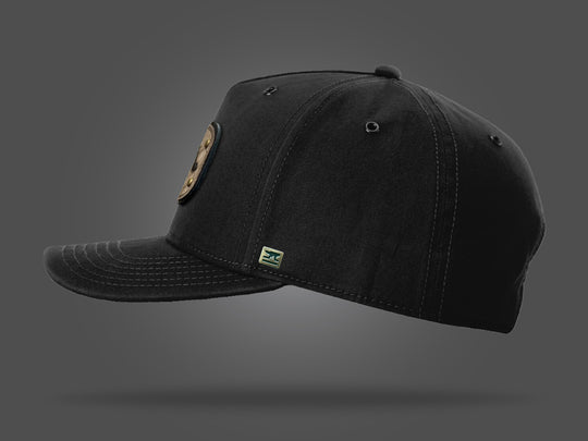 Mahi Canvas Cap - Black
