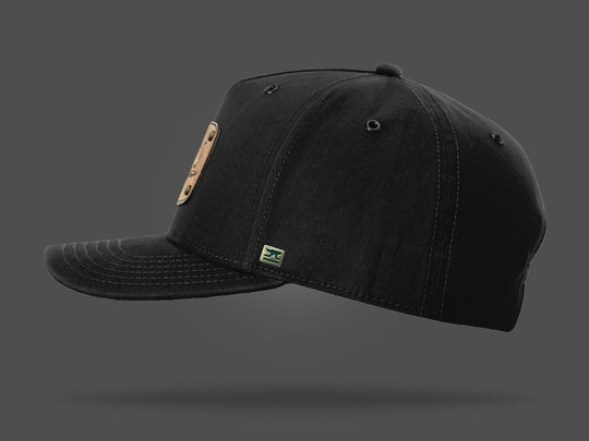 Mahi Canvas Cap - Black