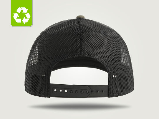 MidPro Recycled Trucker Cap - Olive / Black
