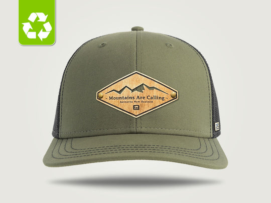 MidPro Recycled Trucker Cap - Olive / Black