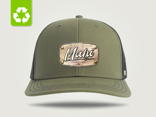 MidPro Recycled Trucker Cap - Olive / Black