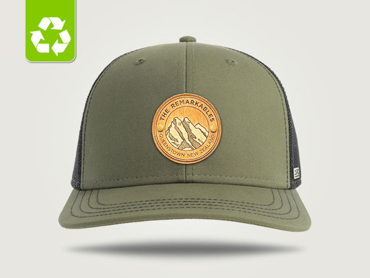 MidPro Recycled Trucker Cap - Olive / Black