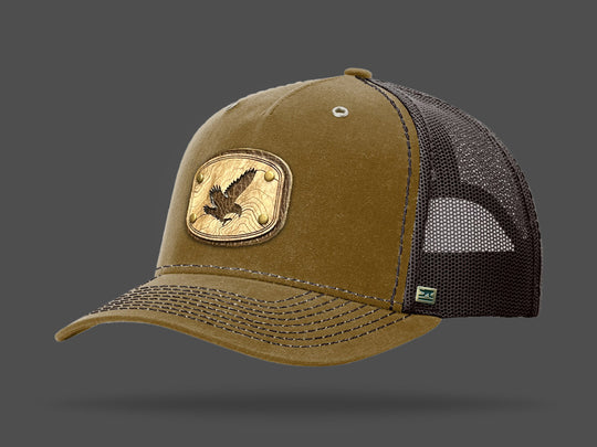 Rugged Trucker Cap - Whiskey