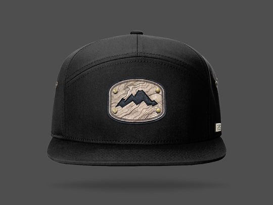 STRT 7 Flat Brim Cap - Black