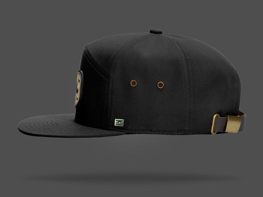 STRT 7 Flat Brim Cap - Black