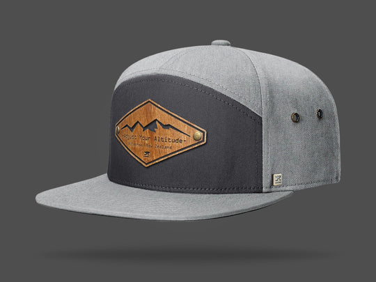 STRT 7 Grey Flat Brim Cap - Altitude
