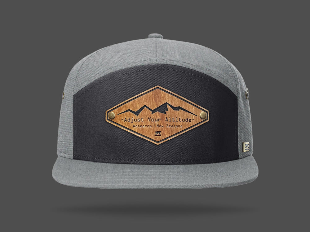 STRT 7 Grey Flat Brim Cap - Altitude