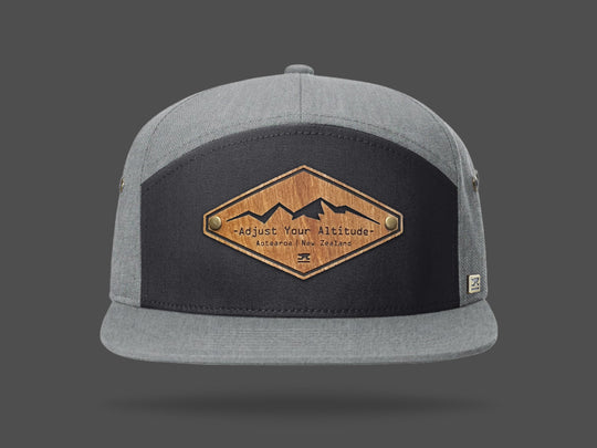 STRT 7 Grey Flat Brim Cap - Altitude