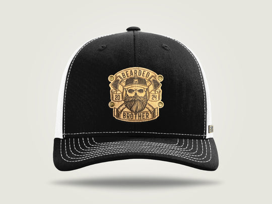 XL Trucker Cap - Black/White