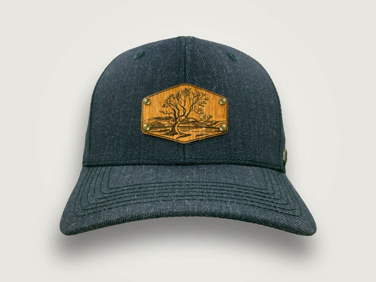 Curv 6 Snapback Cap - Wanaka Tree