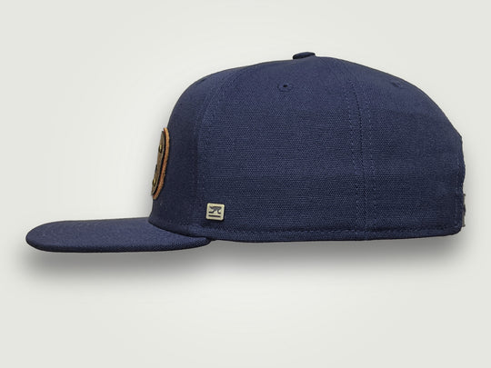 Canvas Snapback Cap - Mountain