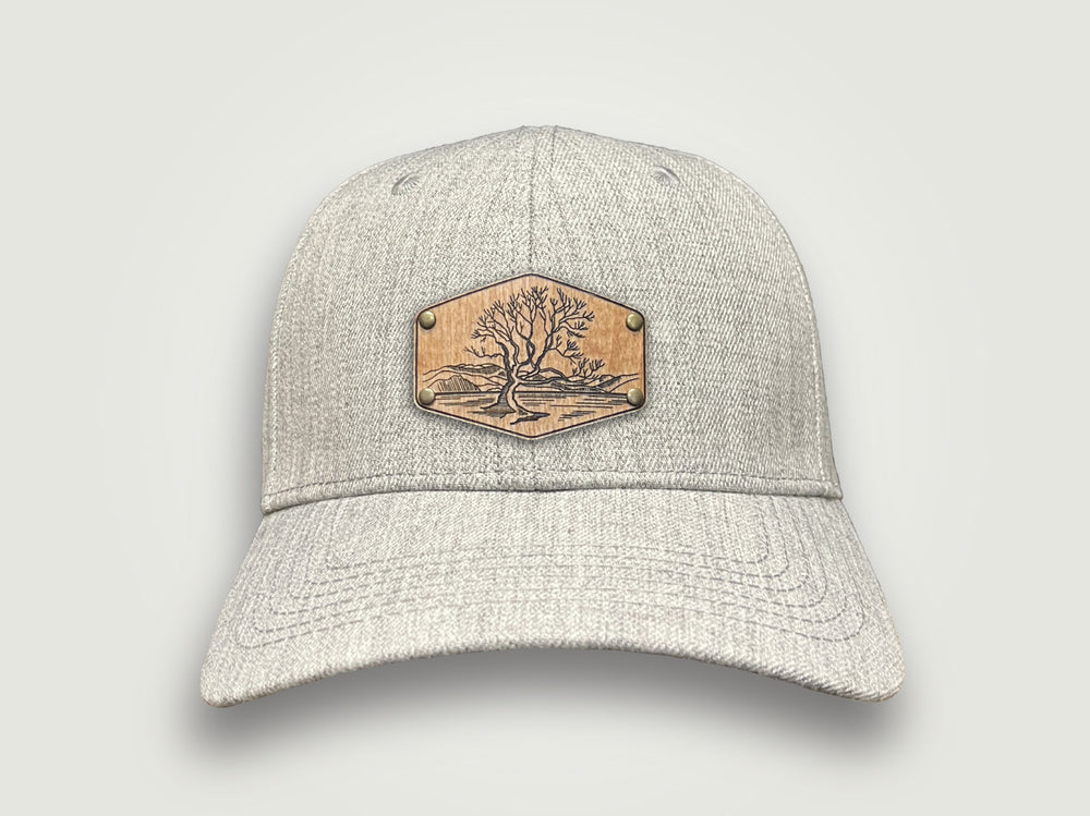 Curv 6 Snapback Cap - Wanaka Tree