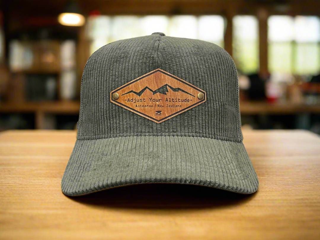 Cord Trucker Cap - Olive