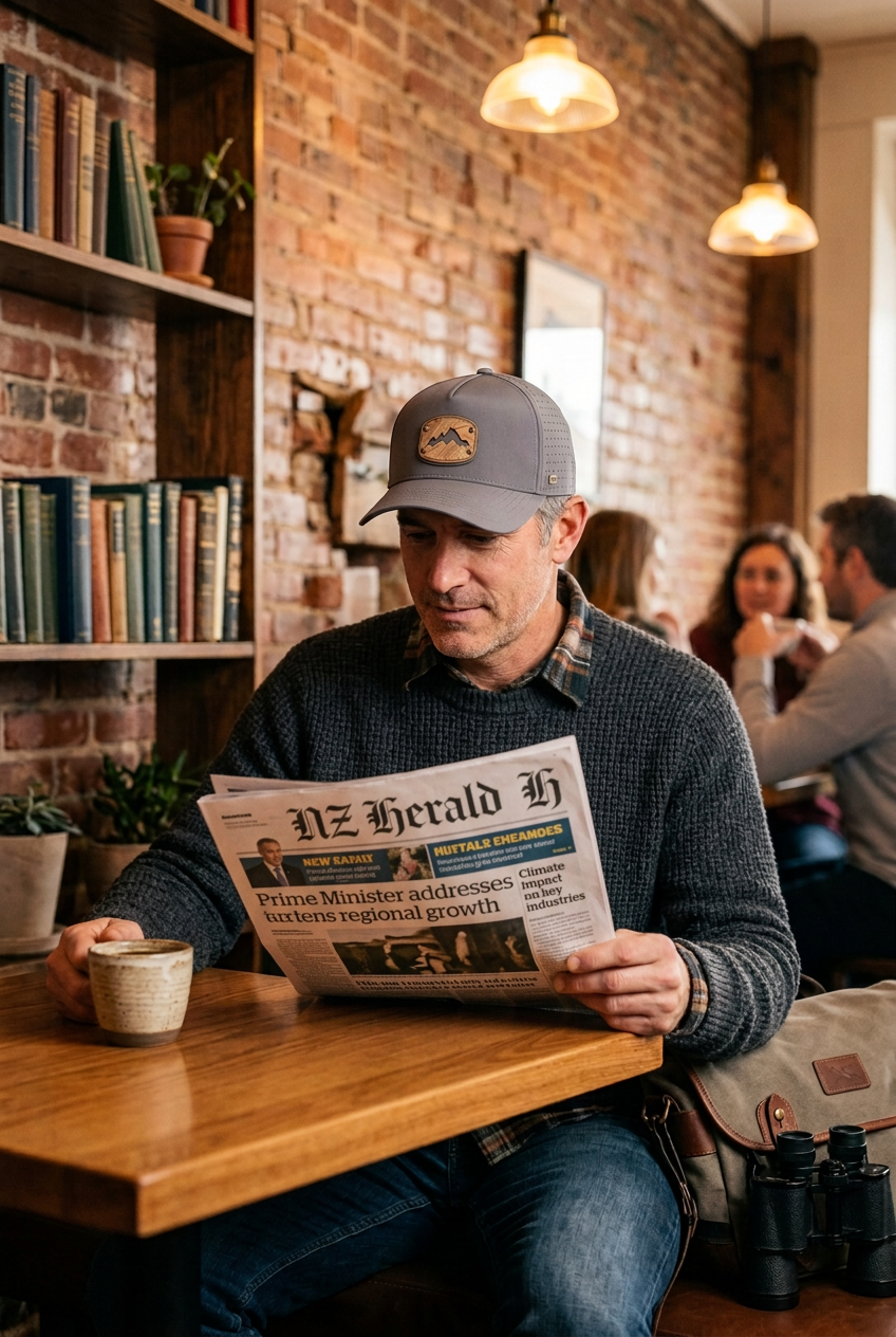 Frame Cut Cap - Grey