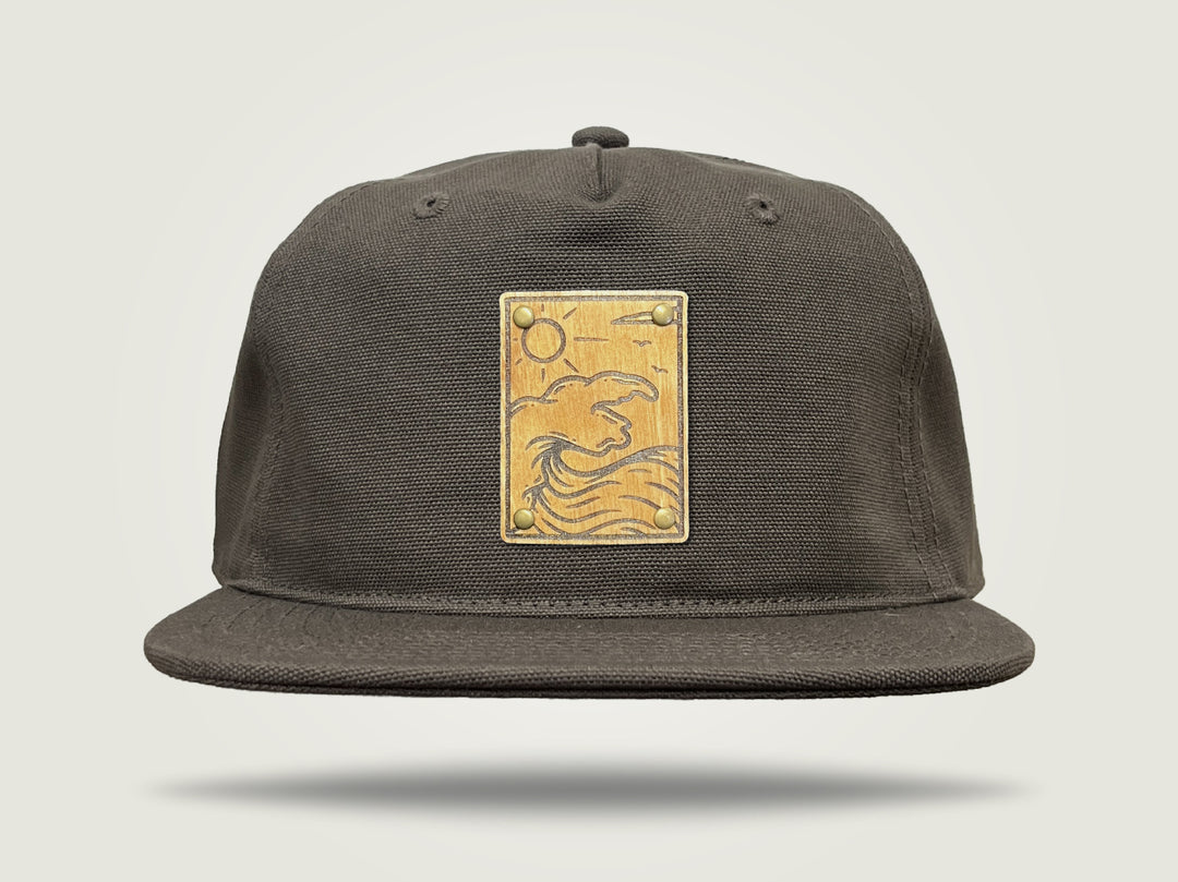 Canvas Flat Cap - Mountain