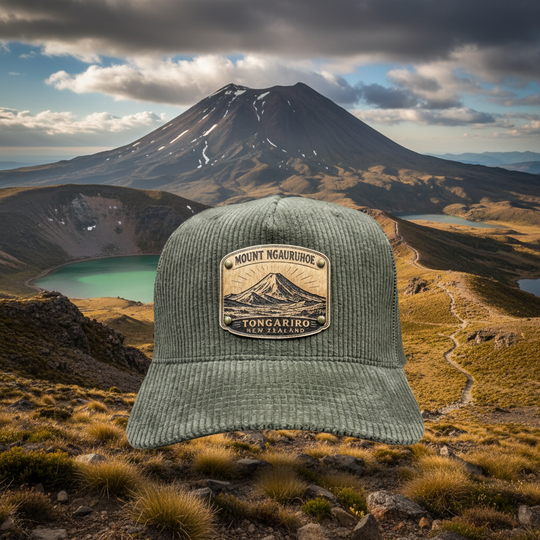 Cord Trucker Cap - Mt Ngauruhoe