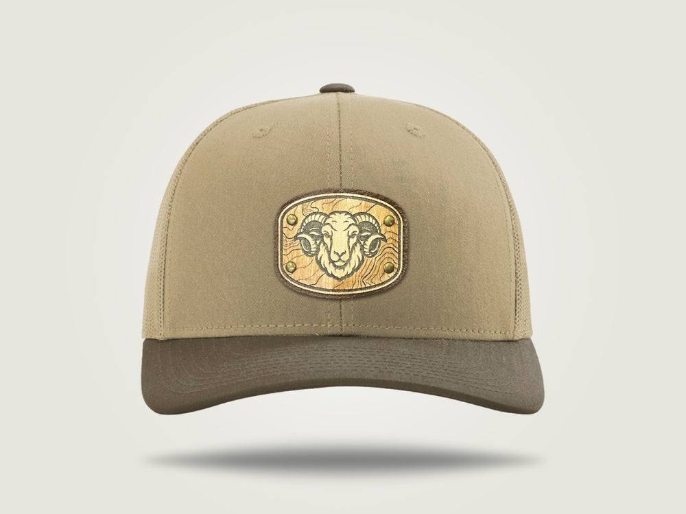 MidPro Trucker Cap - Khaki / Walnut