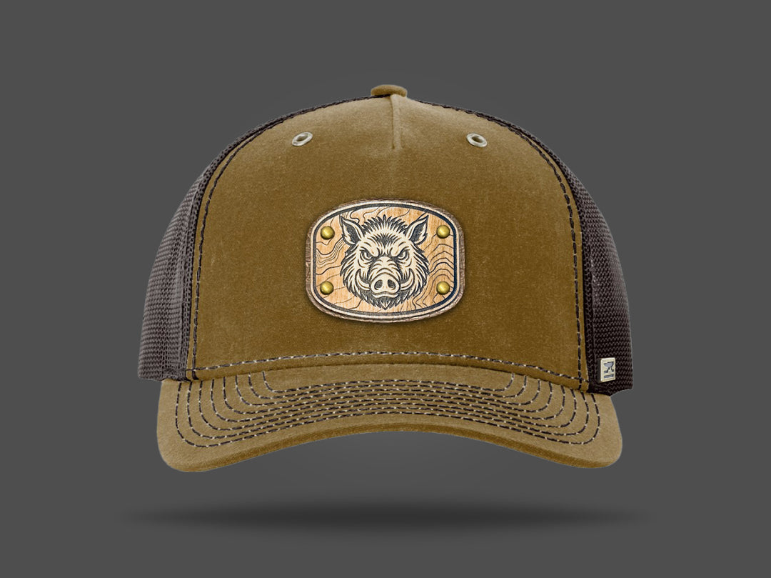 Rugged Trucker Cap - Whiskey