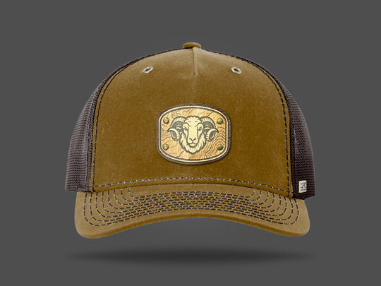 Rugged Trucker Cap - Whiskey