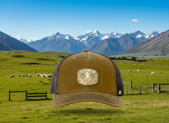 Rugged Trucker Cap - Whiskey