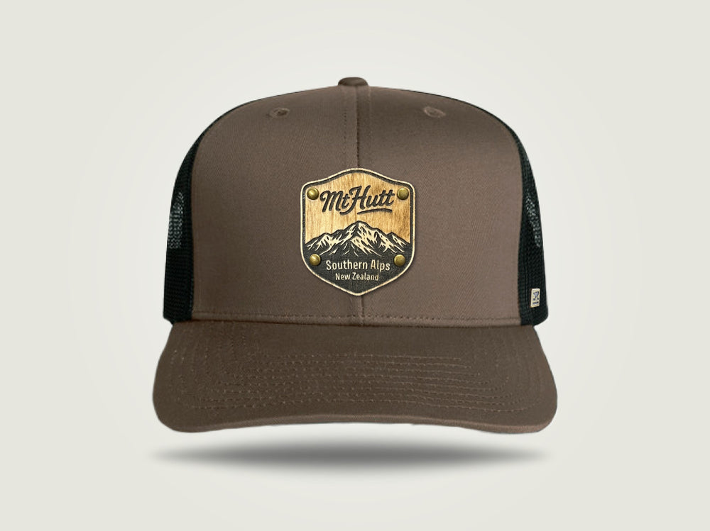 Recycled Trucker Cap - Walnut / Black