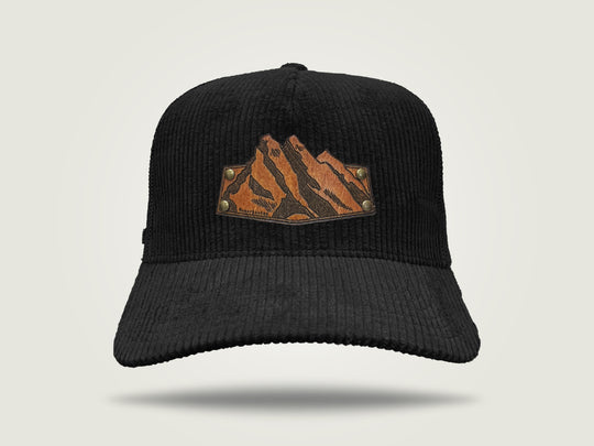 Cord Trucker Cap - Black