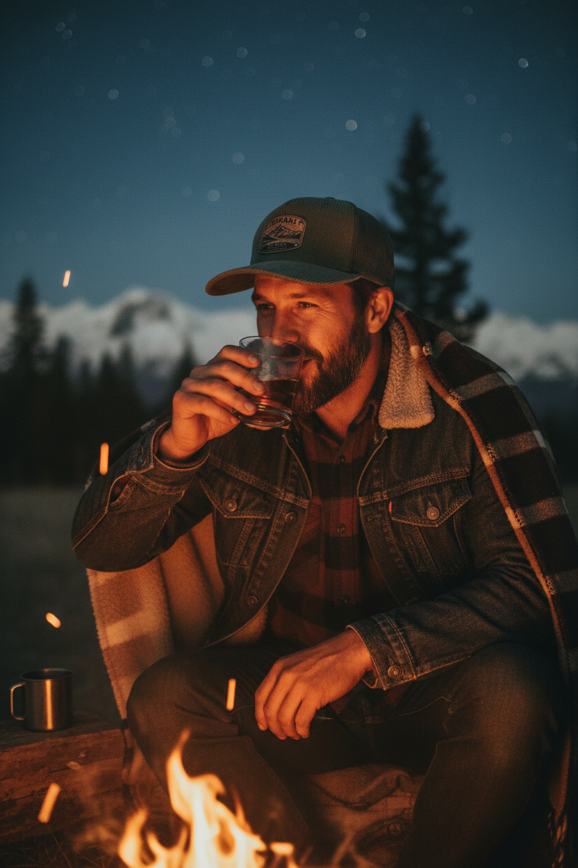 Cord Trucker Cap - Aoraki Mt Cook