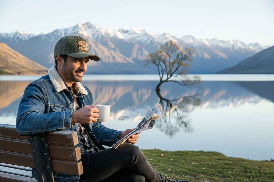 Cord Trucker Cap - Wānaka - MNTN NZ