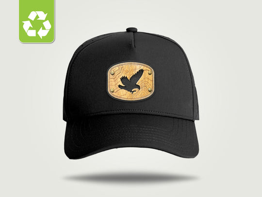 Frame Cut Cap - Black