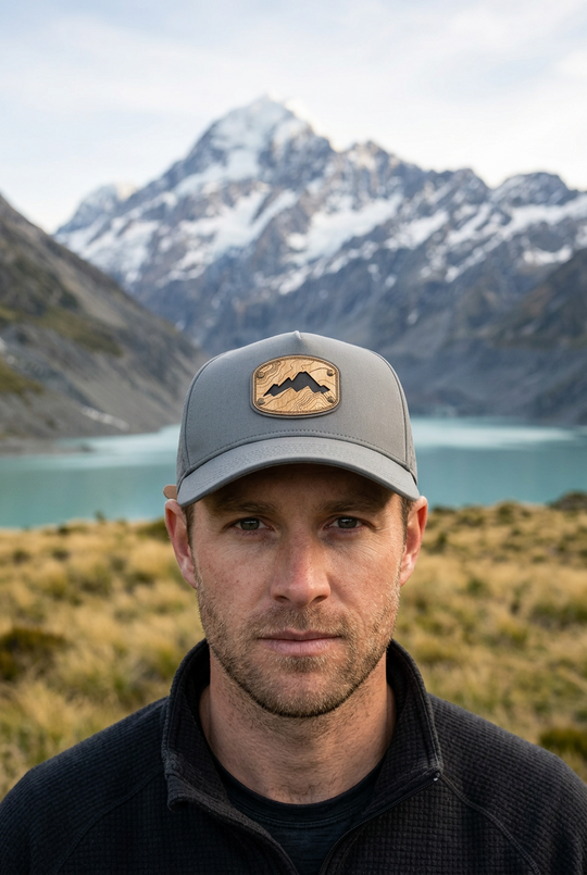 Frame Cut Cap - Grey