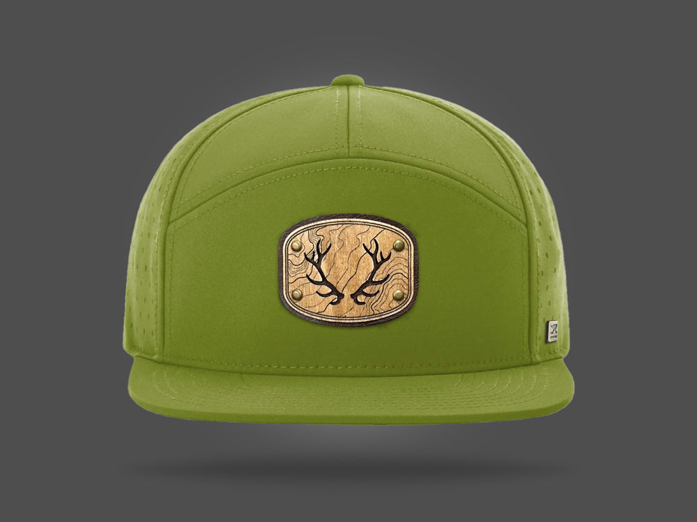 ICON 7 Flat Brim Cap - Basil